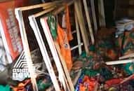 Kannur BJP office set on fire one seriously injured