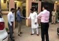 MNS chief Raj Thackeray meets ShivSena chief Uddhav Thackeray at Matoshree