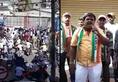 Bharat Bandh Protestors pull down shutters Bengaluru coerce office-goers return home