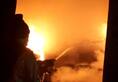 Fire breaks out at  chemical godown near Kolkata's Howrah bridge