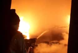 Fire breaks out at  chemical godown near Kolkata's Howrah bridge