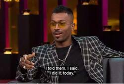 Comments on Koffee with Karan Hardik Pandya responds to BCCI show cause notice