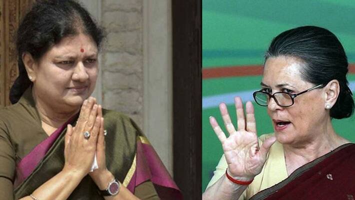 Sonia Gandhi call to Sasikala Sonia Gandhi call to Sasikala