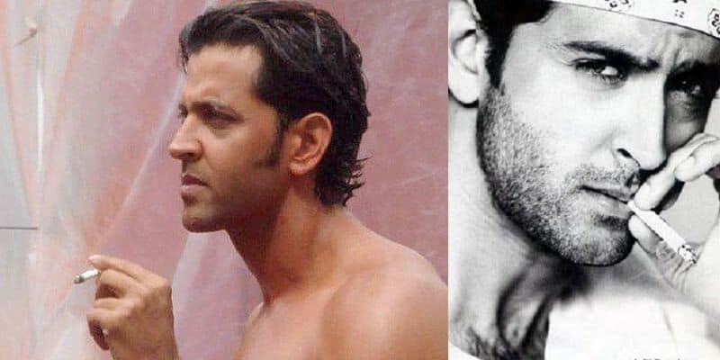 Hrithik was a chain smoker. However, he quit smoking after reading the book 'How to stop smoking'