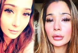 tv actress sara khan trolled by users over her cosmetic lip surgery