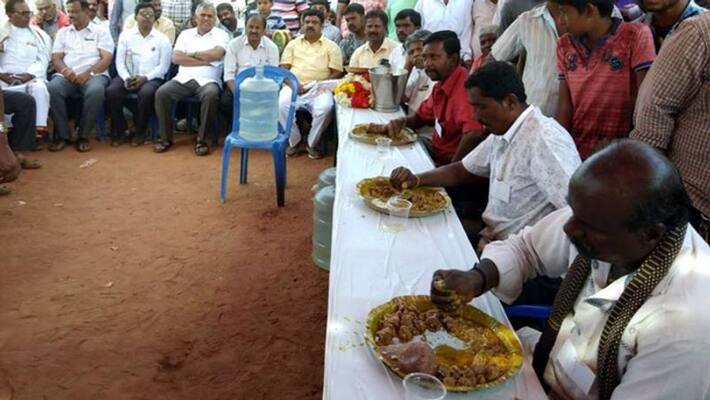 person won 15 thousand rupees for eating 16 ragi mudde at malur person won 15 thousand rupees for eating 16 ragi mudde at malur