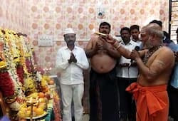 Ayyappa puja at Dargah Gadag to devotee who couldn't visit Sabarimala