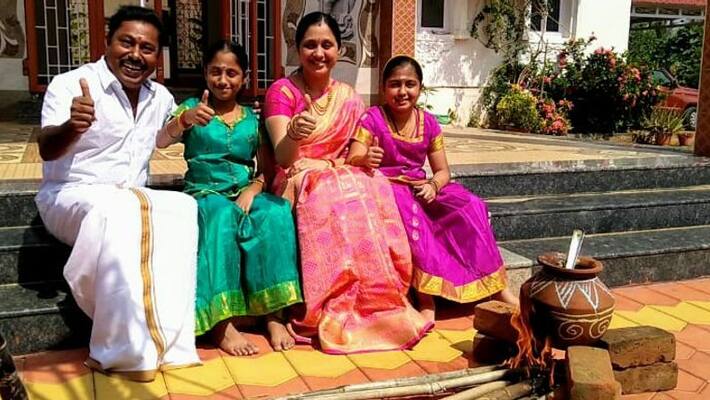 Actress Devayani Learns silambam with her daughters in Corona Lock down Actress Devayani Learns silambam with her daughters in Corona Lock down