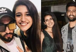 Priya Prakash Varrier clicks selfies with Vicky Kaushal, Ranveer Singh