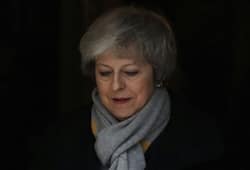 Brexit UK Parliament rejects Theresa May divorce deal political future uncertain