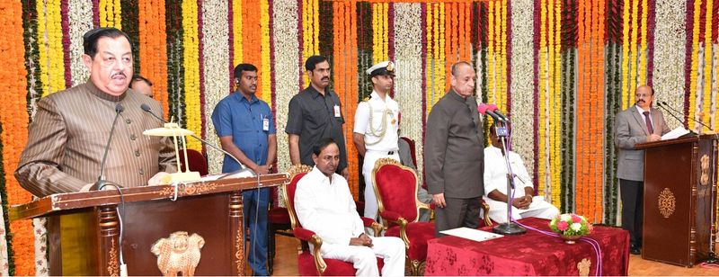 Telangana Protem speaker swears -in