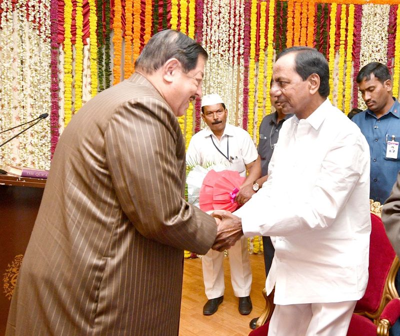 Telangana Protem speaker swears -in