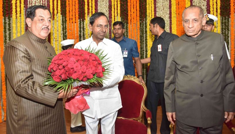 Telangana Protem speaker swears -in