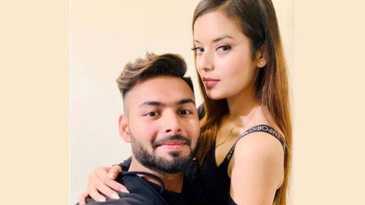 Rishabh Pant posts photo with girlfriend Isha Negi. Fans can't keep calm Rishabh Pant posts photo with girlfriend Isha Negi. Fans can't keep calm