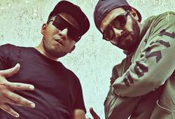 Ranveer Singh poses with Indian street rapper Naezy
