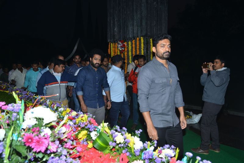 NTR Family Visit NTR Ghat Photos