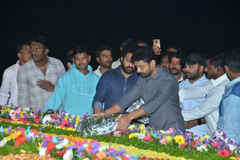 NTR Family Visit NTR Ghat Photos