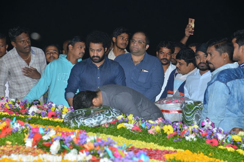NTR Family Visit NTR Ghat Photos