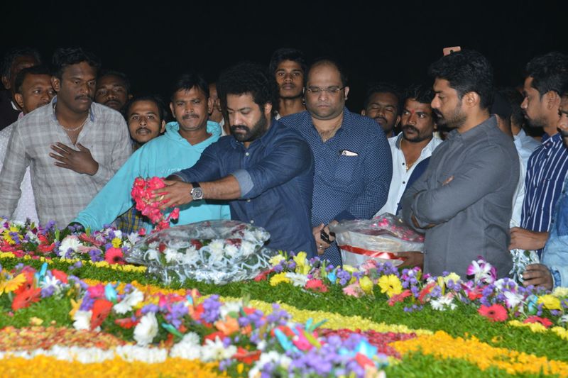 NTR Family Visit NTR Ghat Photos