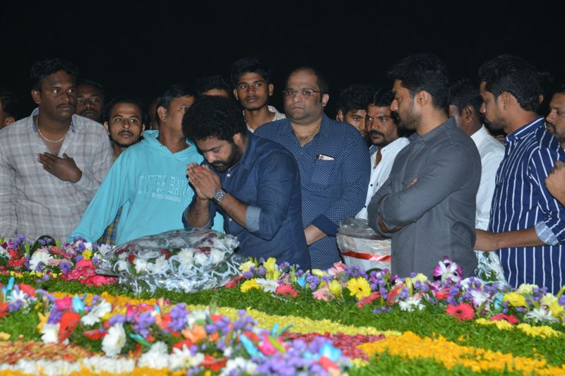 NTR Family Visit NTR Ghat Photos