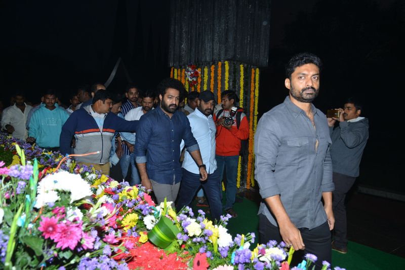 NTR Family Visit NTR Ghat Photos