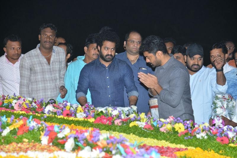 NTR Family Visit NTR Ghat Photos