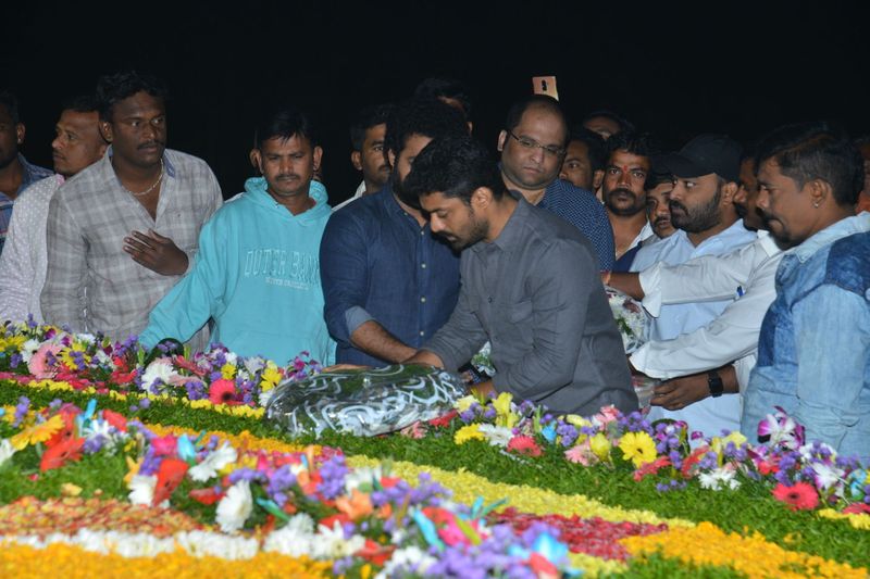 NTR Family Visit NTR Ghat Photos