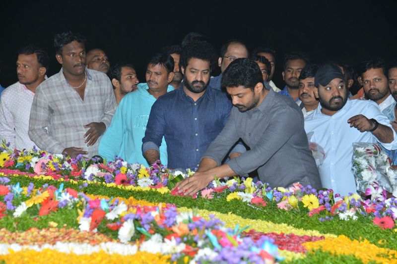 NTR Family Visit NTR Ghat Photos