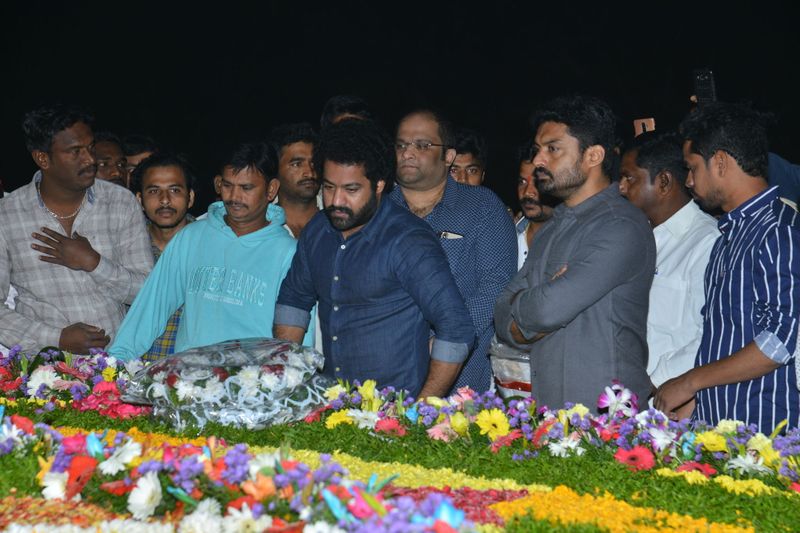 NTR Family Visit NTR Ghat Photos
