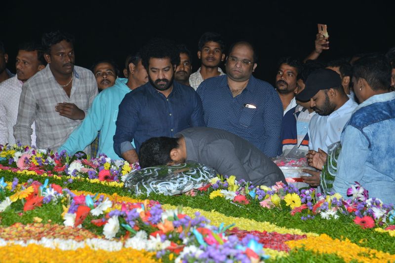 NTR Family Visit NTR Ghat Photos