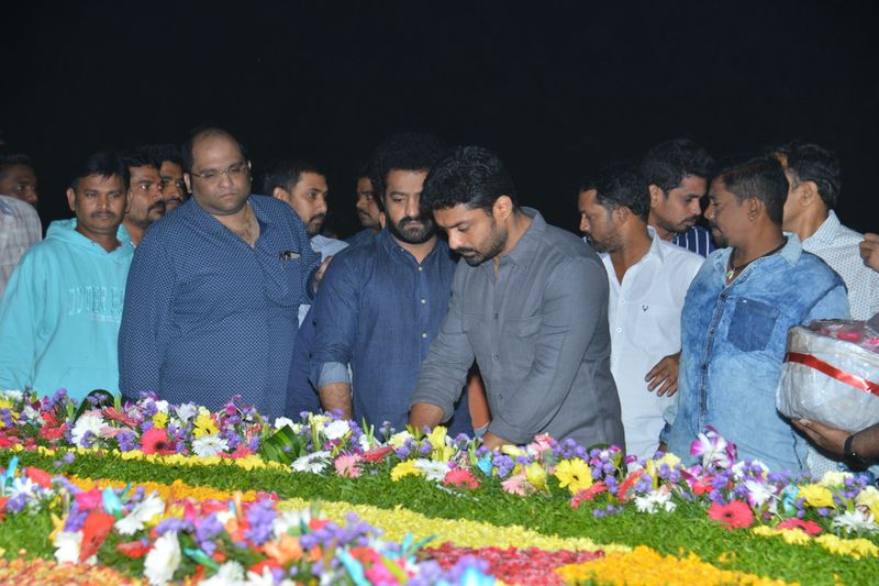 NTR Family Visit NTR Ghat Photos