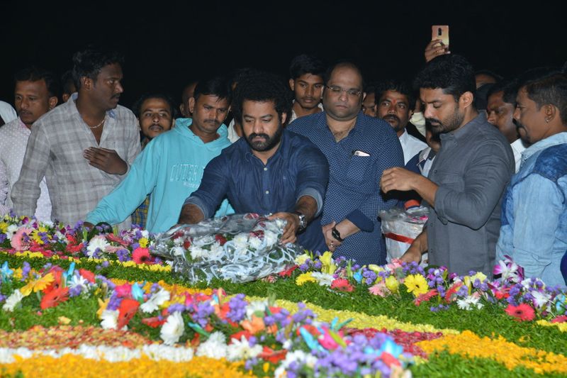 NTR Family Visit NTR Ghat Photos