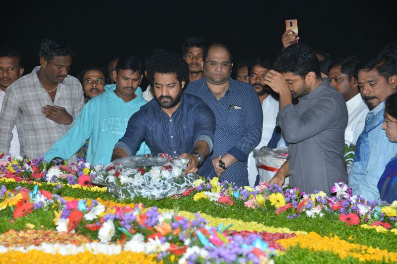 NTR Family Visit NTR Ghat Photos