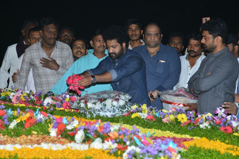 NTR Family Visit NTR Ghat Photos