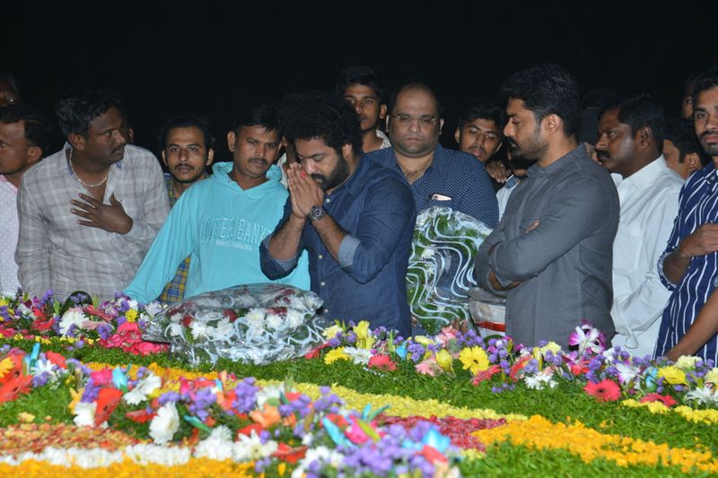 NTR Family Visit NTR Ghat Photos