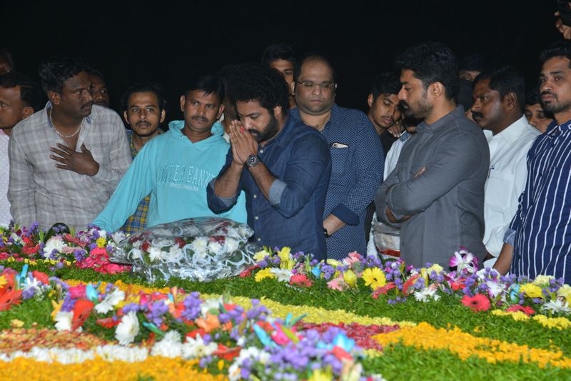 NTR Family Visit NTR Ghat Photos