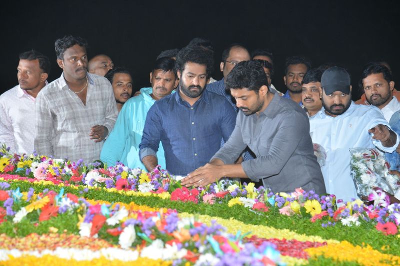 NTR Family Visit NTR Ghat Photos