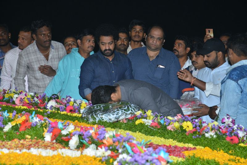 NTR Family Visit NTR Ghat Photos