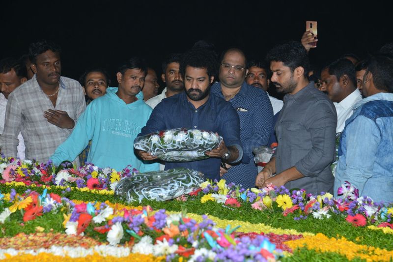 NTR Family Visit NTR Ghat Photos