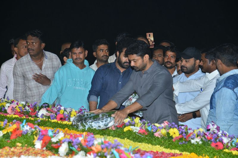 NTR Family Visit NTR Ghat Photos