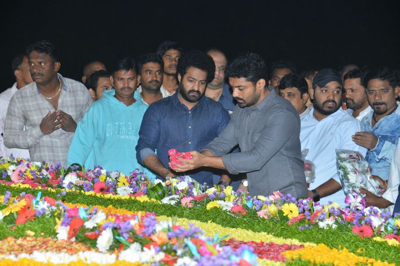 NTR Family Visit NTR Ghat Photos