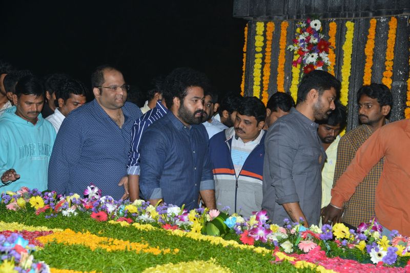 NTR Family Visit NTR Ghat Photos