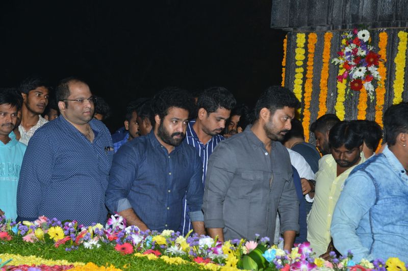 NTR Family Visit NTR Ghat Photos
