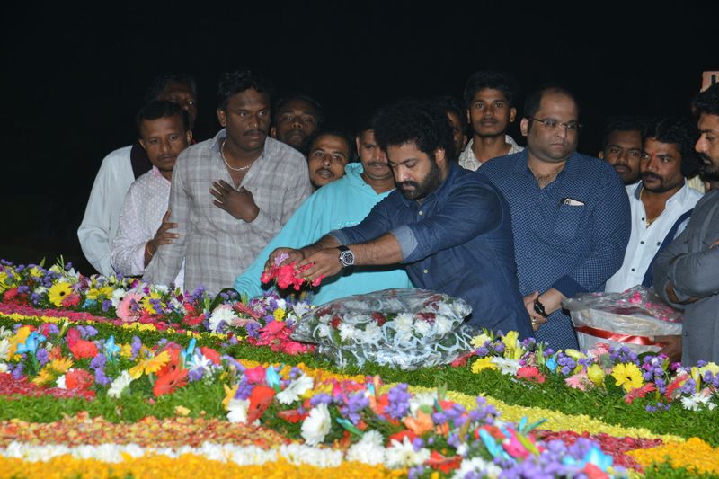 NTR Family Visit NTR Ghat Photos
