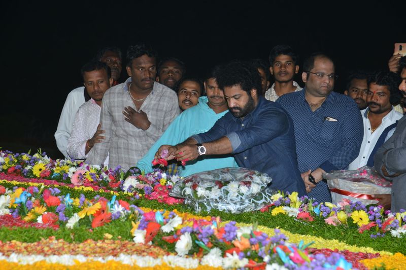 NTR Family Visit NTR Ghat Photos