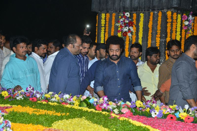 NTR Family Visit NTR Ghat Photos