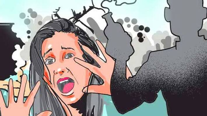 Women acid attack Women acid attack