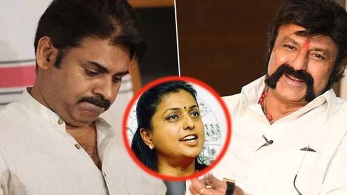 YCP MLA ROJA sensational comments on PawanKalyan and Balakrishna YCP MLA ROJA sensational comments on PawanKalyan and Balakrishna