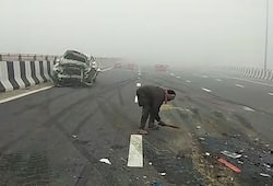 cars collapse in KGP toll plaza in Sonipat Haryana