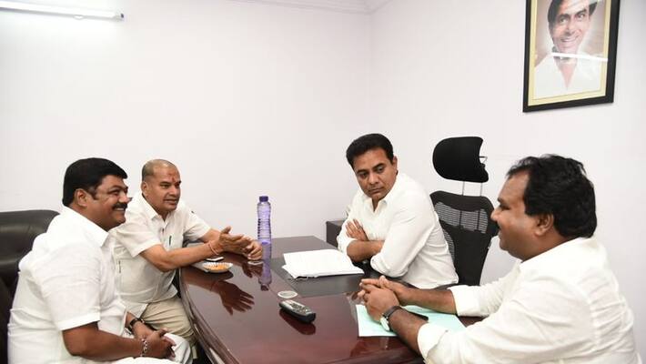 trs working president ktr meeting with warangal mlas trs working president ktr meeting with warangal mlas